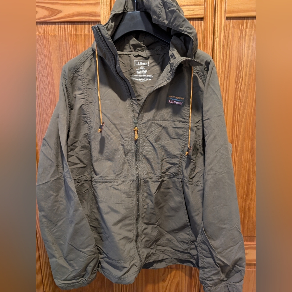 L.L.Bean Men's Mountain Classic Jacket, Olive, Large